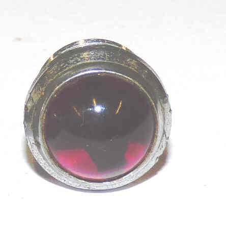 JEWEL, INDICATOR, RED, 3/4 TOP X 3/4 OVERALL, 11/16' THREADED DIA-J01R
