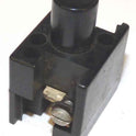BUTTON, BLANK, BLACK, 5/8 X 3/4 TOP, 2 N.O. CONTACTS, AH & H # 27900 B1
