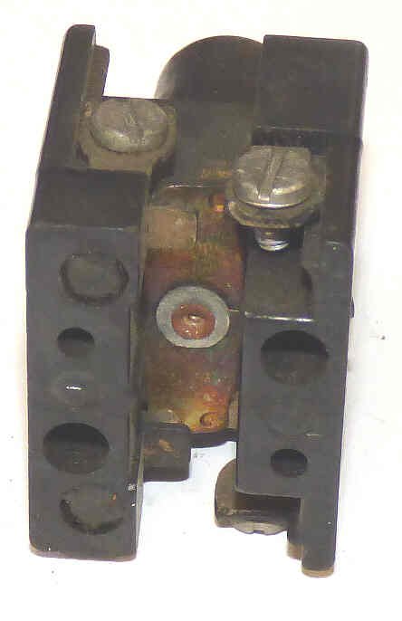 BUTTON, BLANK, BLACK, 5/8 X 3/4 TOP, 2 N.O./ 2 N.C CONTACTS, AH & H # 27900 B2