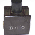 BUTTON, BLANK, BLACK, 5/8 X 3/4 TOP, 3 N.O. CONTACTS, AH & H # 27900 B9C