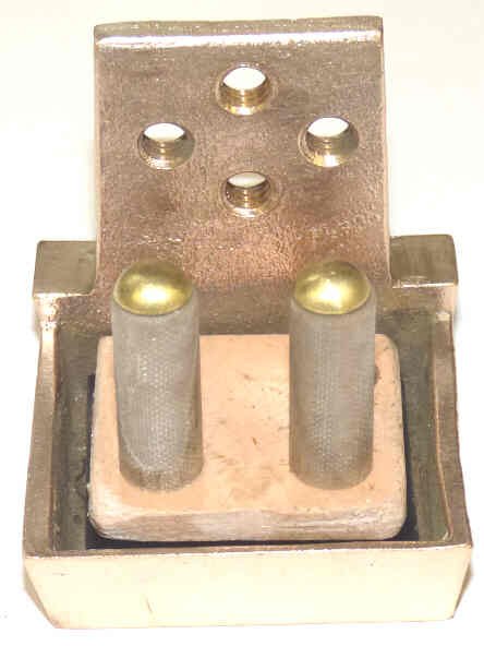 KEEPER, BRONZE, CAST, ASSEMBLED W/ STRIKER, 5B INTERLOCK WATSON WA-D25C