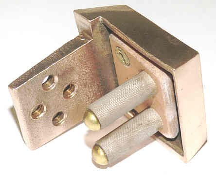 KEEPER, BRONZE, CAST, ASSEMBLED W/ STRIKER, 5B INTERLOCK WATSON WA-D25C