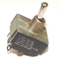 SWITCH, TOGGLE, 3PST, 17 AMP @ 125 VAC QUICK CONNECT TERMINALS CARLING # 2LMY9