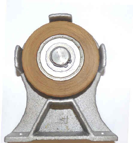 ASSEMBLY, GATE SHEAVE, ALUMINUM CASTING, FIBER ROLLER DOVER # 9811102