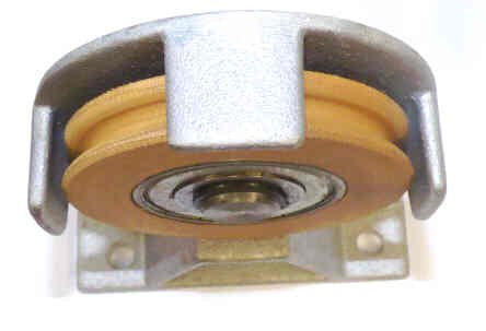 ASSEMBLY, GATE SHEAVE, ALUMINUM CASTING, FIBER ROLLER DOVER # 9811102