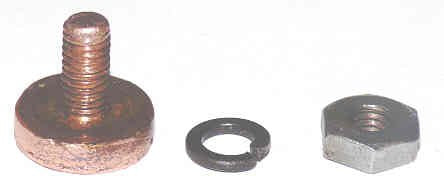 CONTACT, COPPER, 1/2 DIAMETER, 5/16 X 10-32 STEM, C.J. ANDERSON # 64203