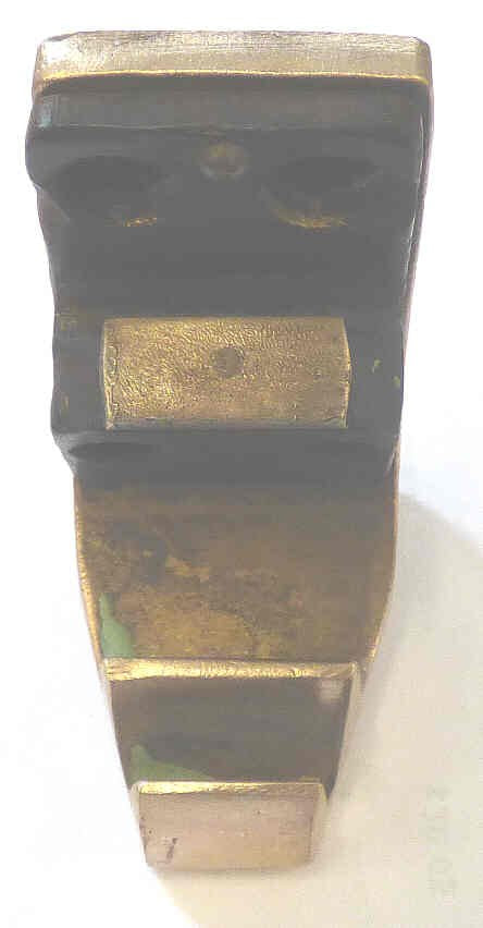 KEEPER, CAST BRONZE, DOUBLE HOOK, LA & # 5 INTERLOCK OTIS # 166042