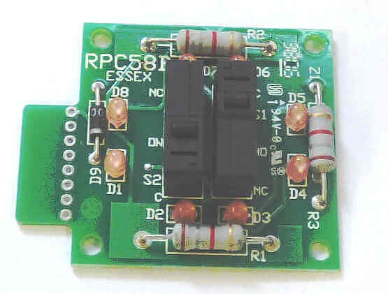 BOARD, CIRCUIT, BUTTON, 2 MICRO SWITCHES,125 VDC EPCO # RCP58B OR 13B50-P01