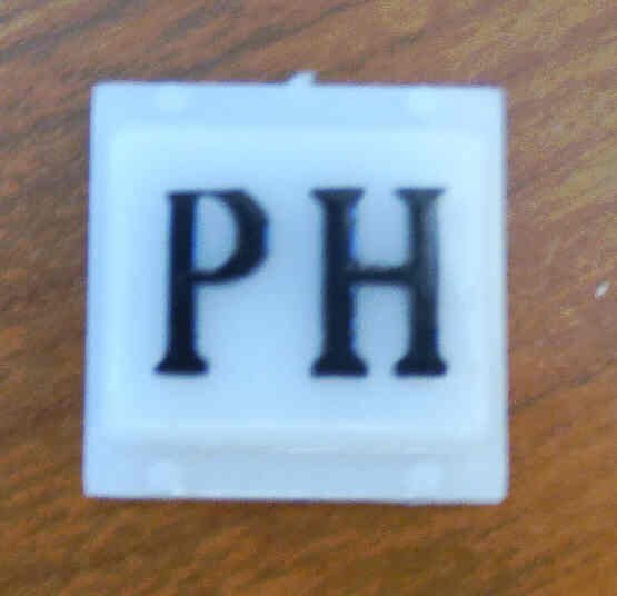 INSERT, POSITION INDICATOR, 'PH',  OBSOLETE STALEY # 11028-9A