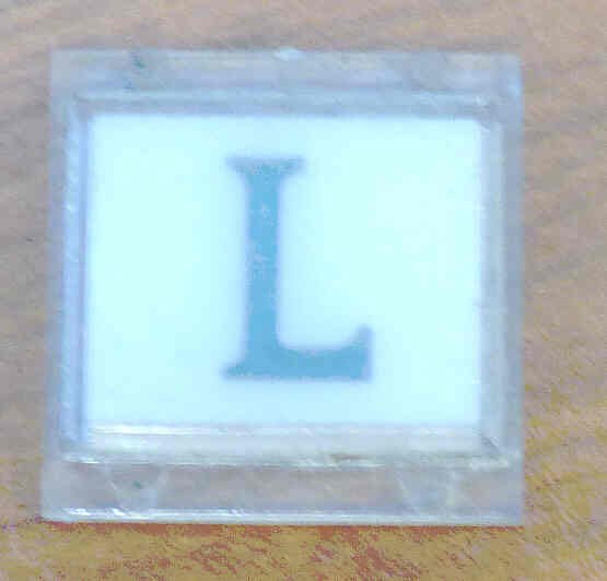 INSERT, POSITION INDICATOR, 'L',  REPLACES STALEY # 11028-9A