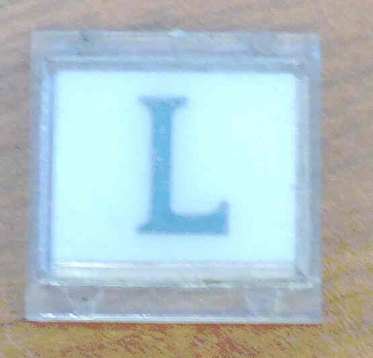 INSERT, POSITION INDICATOR, 'L',  REPLACES STALEY # 11028-9A