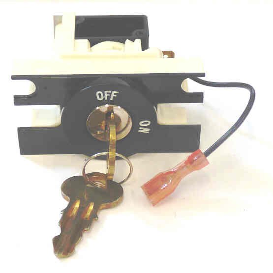 SWITCH. KEYED, ON-OFF, ROUND, MOMENTARY, V7 FIXTURES, DOVER # 9719763