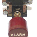 BUTTON, ASSEMBLY, RED. MARKED ALARM 1 X 3/4 ARMOR # B761004A