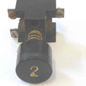 BUTTON, ASSEMBLY, BLACK. MARKED # 2, 1 X 3/4 ARMOR # B761004A