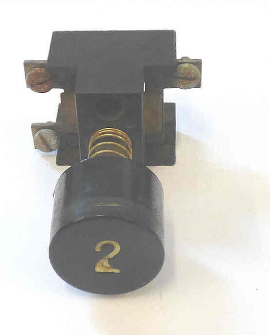 BUTTON, ASSEMBLY, BLACK. MARKED # 2, 1 X 3/4 ARMOR # B761004A