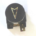 BUTTON, ASSEMBLY, BLACK. MARKED ARROW, 1 X 3/4 ARMOR # B761004A