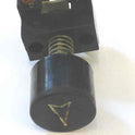 BUTTON, ASSEMBLY, BLACK. MARKED ARROW, 1 X 3/4 ARMOR # B761004A
