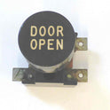 BUTTON, ASSEMBLY, BLACK. MARKED DOOR OPEN, 1 X 3/4 ARMOR # B761004A