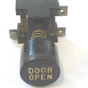 BUTTON, ASSEMBLY, BLACK. MARKED DOOR OPEN, 1 X 3/4 ARMOR # B761004A
