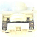 SWITCH, KEYED, 2 POS., MOM. KEY #G1613P WHITE BEZEL, HORIZ, BLANK  KS1-344H