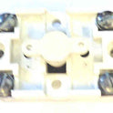 SWITCH, KEYED, 2 POS., MOM. KEY #G1613P WHITE BEZEL, HORIZ, BLANK  KS1-344H