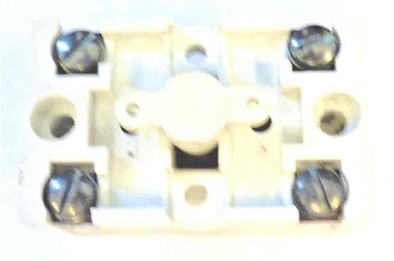 SWITCH, KEYED, 2 POS., MOM. KEY #G1613P WHITE BEZEL, HORIZ, BLANK  KS1-344H