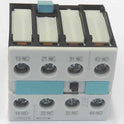 CONTACT, AUXILIARY, 2 N.O./ 2 N.C CONTACT FRONT MOUNT SIEMENS # 3RH1921-1HA22