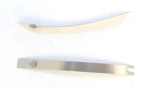 CONTACT, BENT 3 1/8 X 1/4 X .010,  SILVER TIP, MS SERIES STALEY # 16034-32