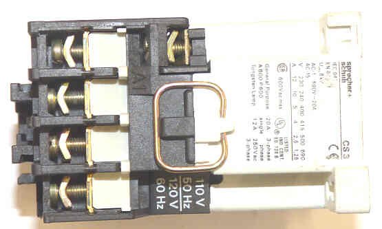 CONTACTOR, MINI, 4NO CONTACTS, 110 VdC COIL SPRECHER & SCHUH CS3-40-110