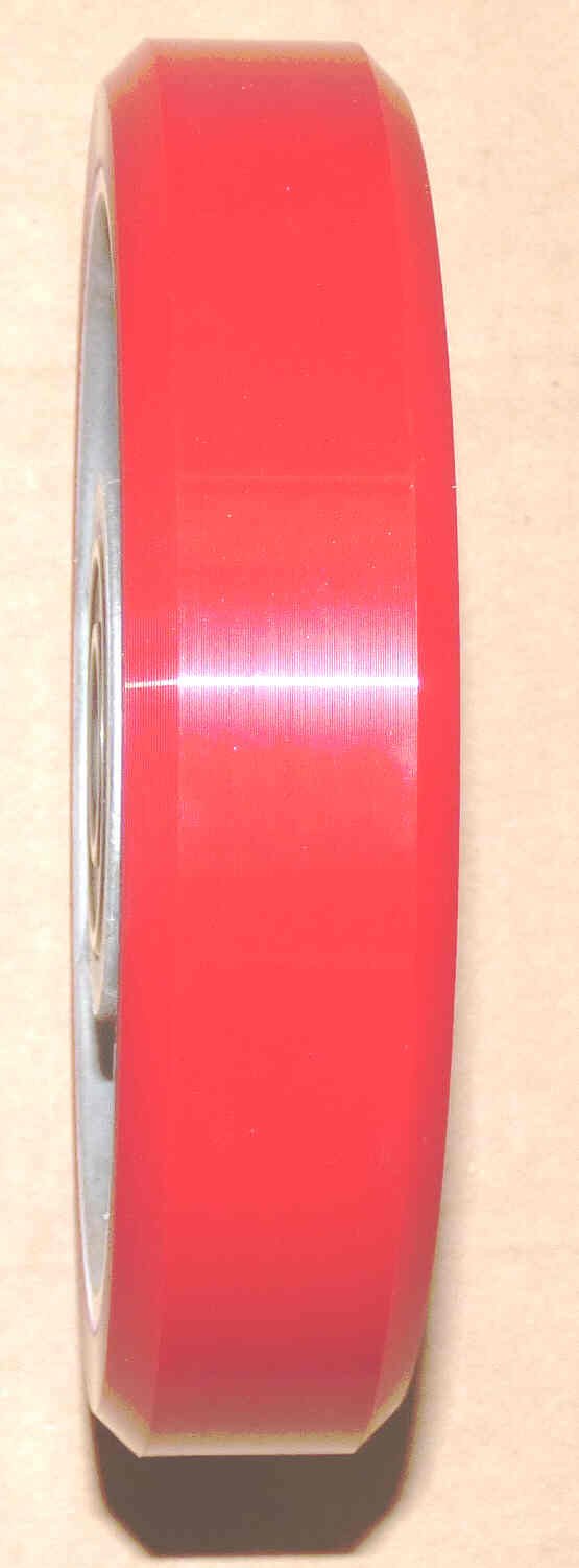 WHEEL, ROLLER GUIDE, OEM REPLACEMENT, 6 ELSCO, RED POLY HEAVY DUTY