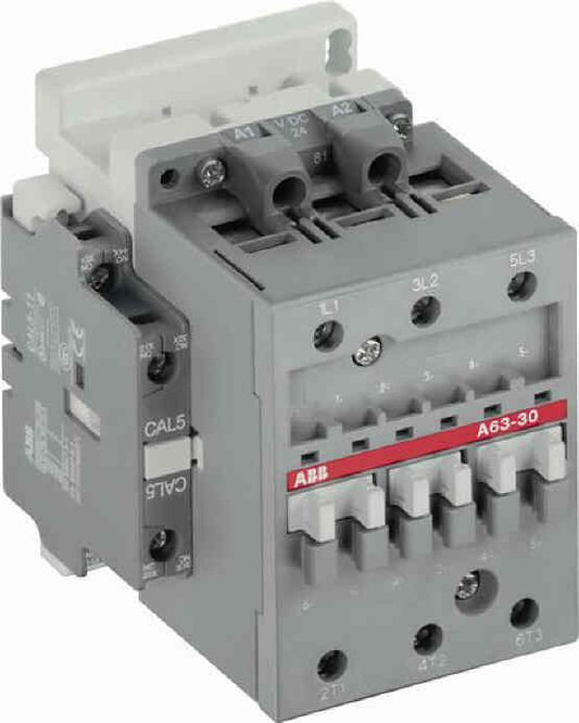 CONTACTOR, POWER, 3 POLE W/ AUX. CONTACT, ABB # A63-30-11