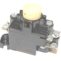 BUTTON, ASSEMBLY, WHITE. BLANK, CURTIS # T1428 2