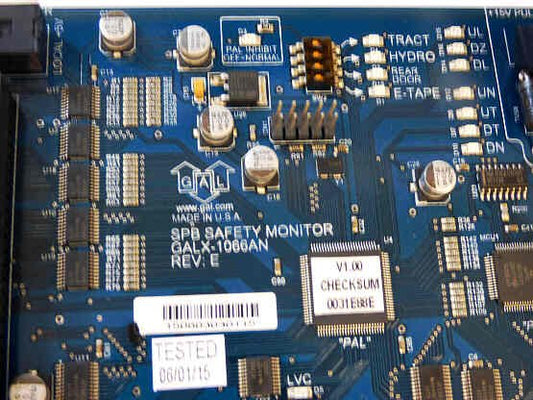 BOARD, CIRCUIT, GALAXY.SPB SAFETY MONITOR, GAL # GALX-1066AN