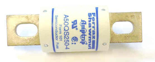FUSE, SEMICONDUCTOR, 250 AMP, 500V FERRAZ SHAWMUT # A50QS250-4