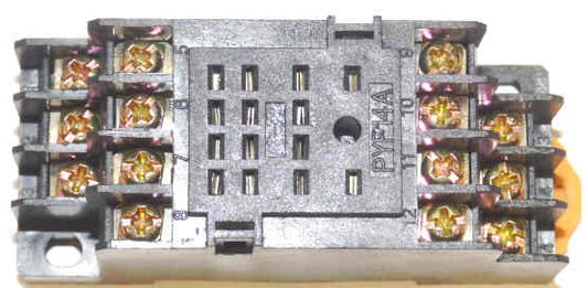 BASE, RELAY, 14 BLADE, 4PDT ICE CUBE TYPE OMRON # PYF14A