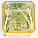 IDEC 3PDT RELAY, KUP BASE, 110 VDC, NEON + TEST IDEC # RR3B-ULC-110DC