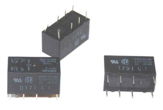 RELAY, SIGNAL 12VDC 2A DPDT( (20.5mm 10.1mm 11.5mm) OMRON # G5V-2-12
