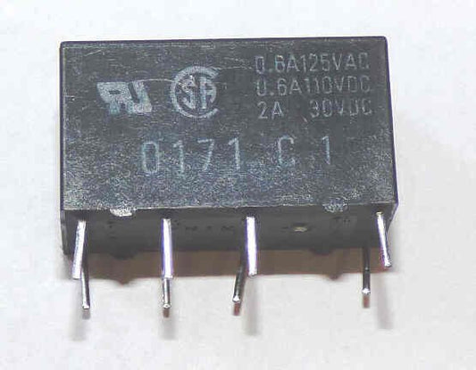 RELAY, SIGNAL 12VDC 2A DPDT( (20.5mm 10.1mm 11.5mm) OMRON # G5V-2-12