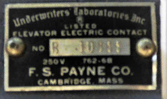 SWITCH, GATE, COMPLETE AS SHOWN PAYNE # R 10811
