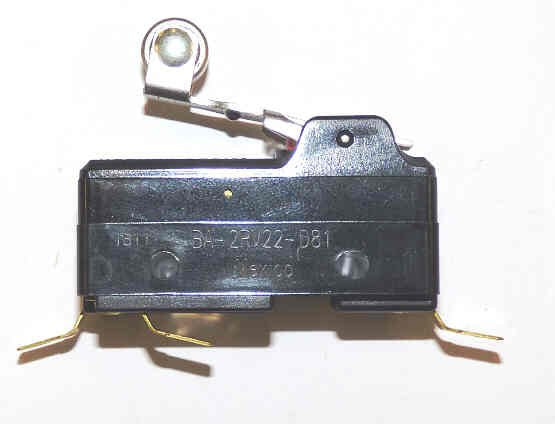 SWITCH, MICRO, SPDT, 20 AMP, ROLLER ACTUATED DC-68 OPERATORS DOVER # 9791577