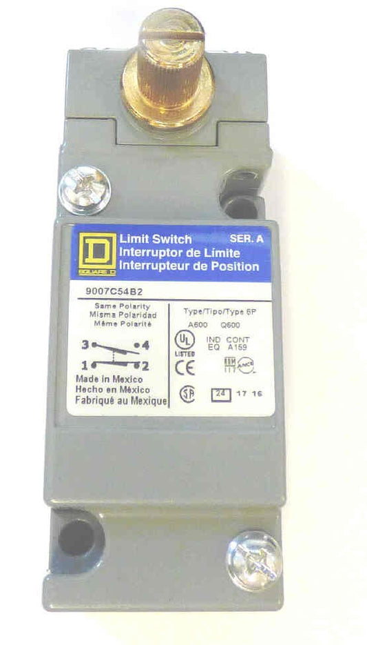 SWITCH, LIMIT, SIDE ROTARY SPTNG RETURN LEVER SQUARE D# 9007C54B2