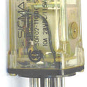 RELAY, 110 DC 50R02-110DC-SCO FORM C, 8 PIN OCTAL,SIGMA 50R02-110DC-SCO