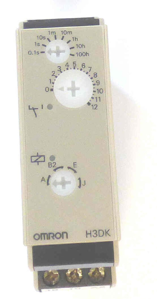 TIMER, .1 SECOND TO 1200 HOURS, 24-240 VAC/VDC OMRON # H3DK-SI