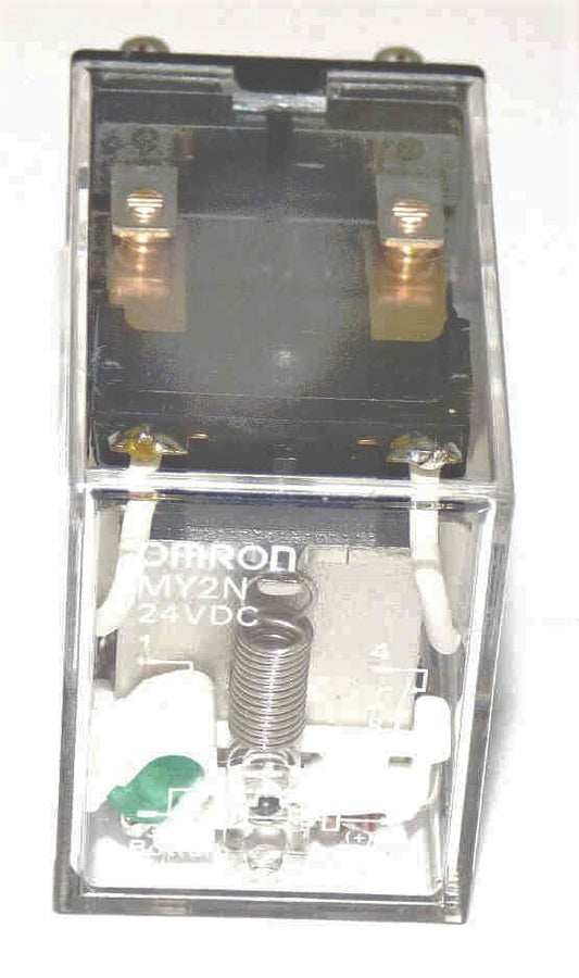 RELAY, ICE CUBE, 2PDT, 24 VDC, NEON OMRON MY2N-24VDC