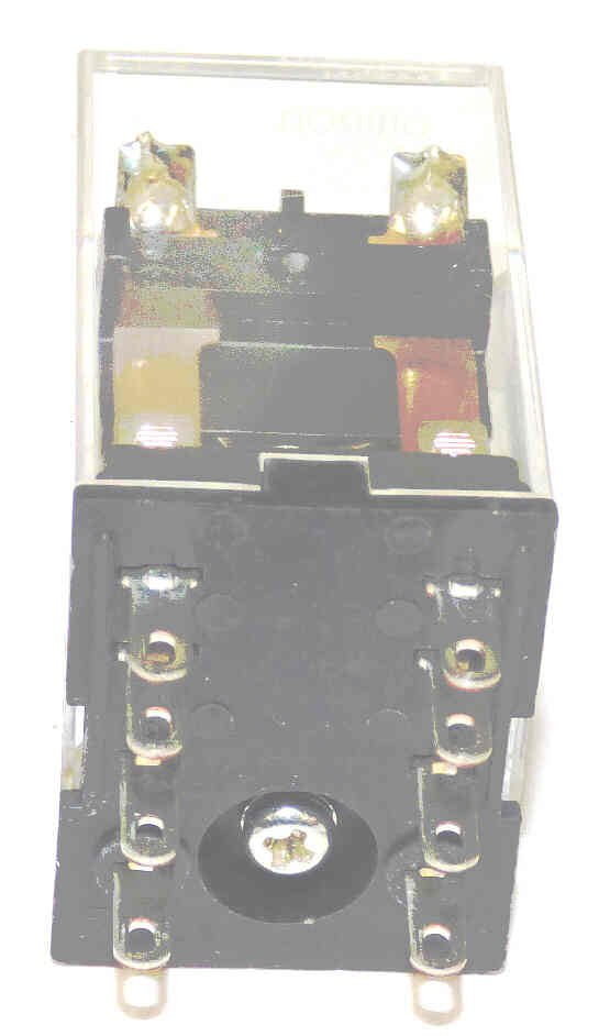 RELAY, ICE CUBE, 2PDT, 24 VDC, NEON OMRON MY2N-24VDC