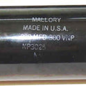 CAPACITOR, CG TYPE, 100 MFD @ 300VDC, NON-POLARIZED TYPICAL MARKING NP3014A