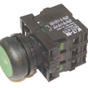PUSHBUTTON, GREEN, MARKED UP, 2 N.O. / 1 N.C. CONTACT EATON CUTLER HAMMER