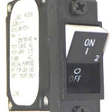 CIRCUIT BREAKER, 250 VOLT, 2 A, ROCKER STYLE, MARKED ON/OFF SENSATA # LEGBX1-1