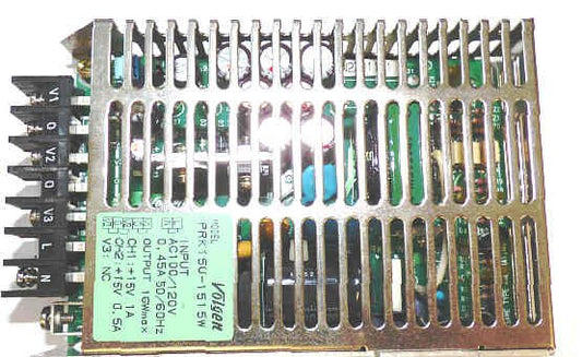 POWER SUPPLY, 100-120V INPUT, 15V @ 1 A OUTPUT VOLGEN # PRK 15U-1515W