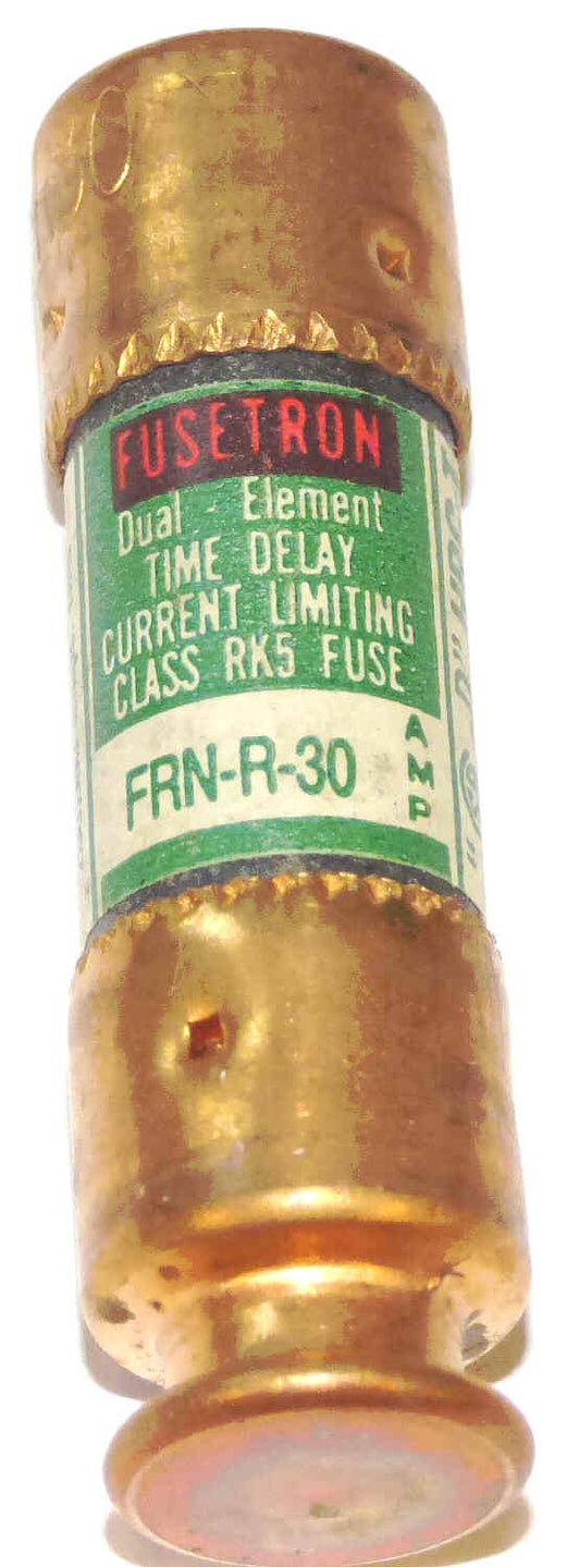 FUSE, TIME DELAY, CURRENT LIMITING,RK-5, 30 AMP, 250V BUSS # MEP-FRN-R-30
